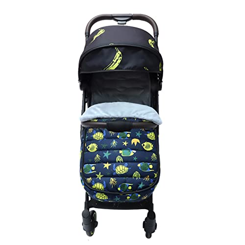 FYZS Bolso de Dormir del Cochecito, Tour al Aire Libre de Invierno Tour al Aire Libre Impermeable Bebe Banderos, Botton Open for fácil en & out Unisex Sombrero de Dormir Saco for Baby Girl Boy