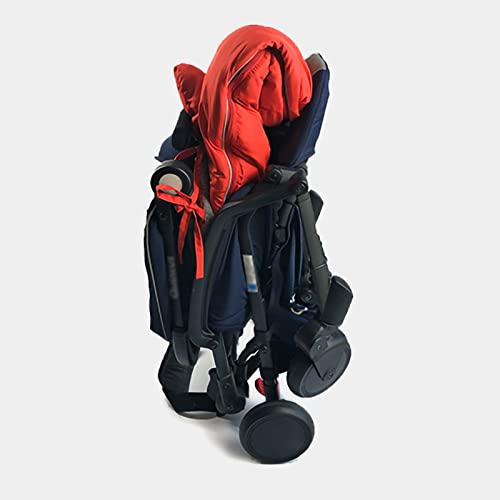 FYZS Footmpuff, diseñado for bebés, en Forma Universal del bebé al niño con un Acogedor Acolchado súper Suave, footmpuffin diseñado for bebés Crece, 95x44x8cm (Color : Red)