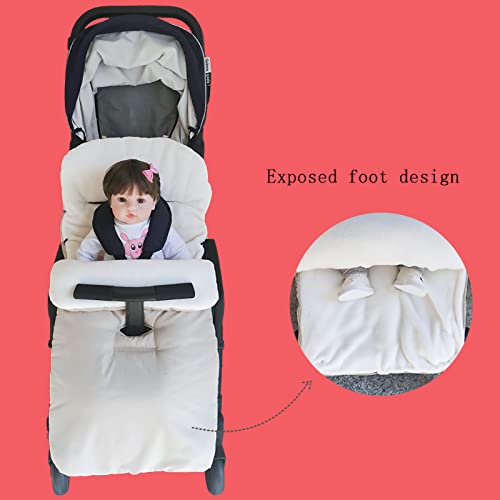 FYZS Footmpuff, diseñado for bebés, en Forma Universal del bebé al niño con un Acogedor Acolchado súper Suave, footmpuffin diseñado for bebés Crece, 95x44x8cm (Color : Red)