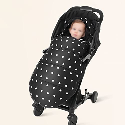 FYZS Footmpuffin diseñado for el bebé crece, la bolsa de montaje de cochecas de alto rendimiento impermeable, bolsa de dormir al aire libre de invierno for dormir, boton abierto for facilitar dentro y