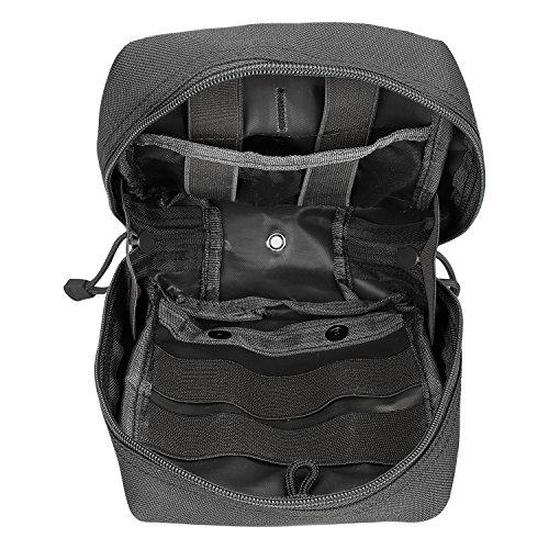 G4Free Tactical Molle Medical Pouch EMT Pouch Ifak Bolsa de Primeros Auxilios para Mochila Chaleco Cinturón Agujero de Drenaje