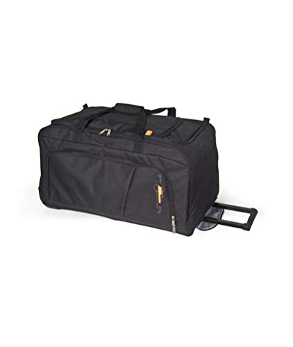 Gabol - Week | Bolso con Ruedas de Viaje Grande de Tela de 73 x 38 x 34 cm con Capacidad para 94 L de Color Negro