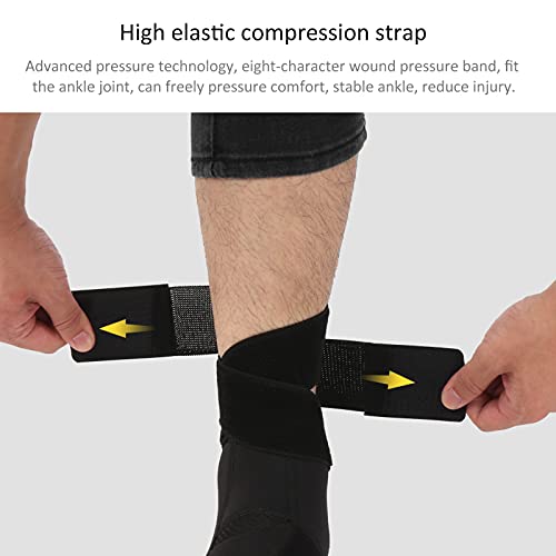 Gaeirt Soporte De Seguridad para El Tobillo, Correas De Compresión Ajustables Banda Elástica para El Tobillo para El Esguince De Tobillo(S)