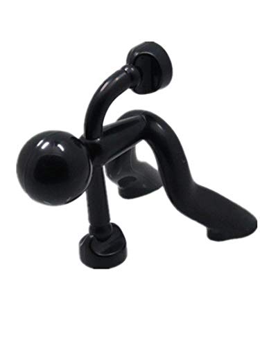Gancho para Llaves Porta Llaves magnéticas Hombre magnético Gancho de Llave Porta Llaves de Pared Imanes de Nevera para Cualquier Superficie metálica（2 Pack,Negro）
