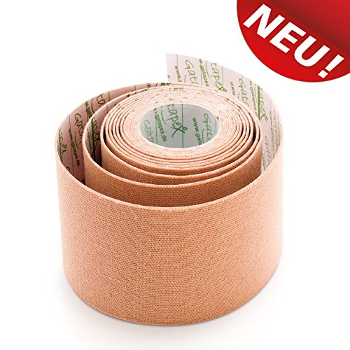 Gatapex Kinesiology - Cinta adhesiva de kinesiología (3 unidades de 2 m x 5 cm)