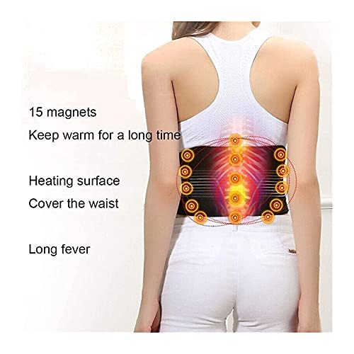 GDYJP Soporte lumbar fuerte Respaldo de espalda Bajo alivio del dolor de espasmos espasmos espasmos ciático hombres y mujeres peso levantamiento de pesas Cinturón de gimnasio para deportes (Size : S)