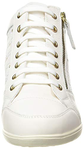 Geox D Myria G, Zapatillas Mujer, Blanco Crudo, 40 EU