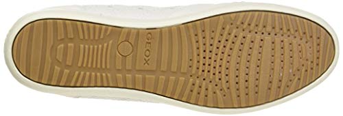 Geox D Myria G, Zapatillas Mujer, Blanco Crudo, 40 EU
