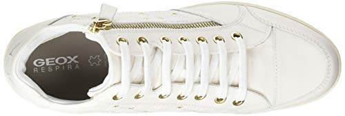Geox D Myria G, Zapatillas Mujer, Blanco Crudo, 40 EU