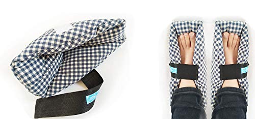 GHzzY 1 par de Almohadillas para el talón - Protector de Tobillo Almohada elevadora Almohadilla del talón para úlceras por presión, Alivio y Tratamiento de la úlcera del talón - 25 × 25 cm