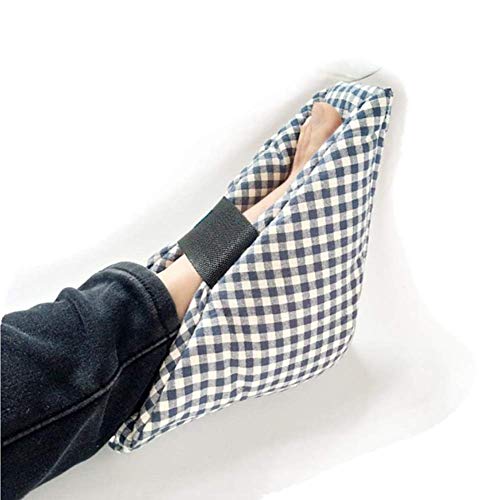 GHzzY 1 par de Almohadillas para el talón - Protector de Tobillo Almohada elevadora Almohadilla del talón para úlceras por presión, Alivio y Tratamiento de la úlcera del talón - 25 × 25 cm