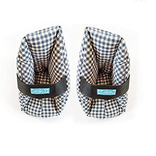 GHzzY 1 par de Almohadillas para el talón - Protector de Tobillo Almohada elevadora Almohadilla del talón para úlceras por presión, Alivio y Tratamiento de la úlcera del talón - 25 × 25 cm