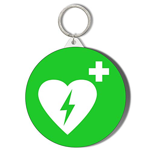 Gift Insanity Desfibrilador externo automatizado - verde - Llavero mediano 45mm