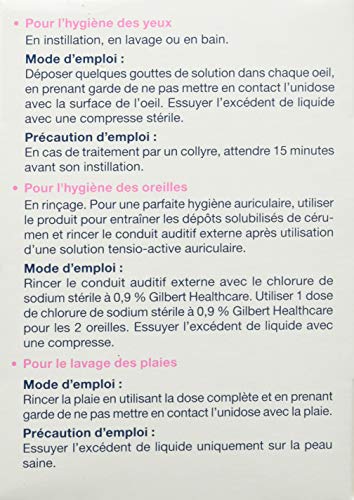 GILBERT Healthcare – Sérum PHYSIOLOGIQUE monodosis 10 ml Pack 60