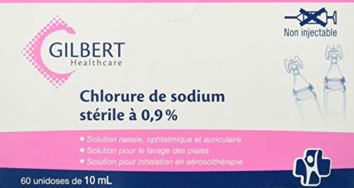GILBERT Healthcare – Sérum PHYSIOLOGIQUE monodosis 10 ml Pack 60