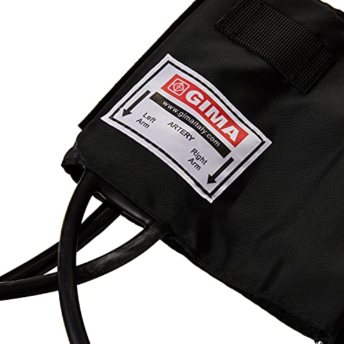 Gima 32703 YTON - Esfigmomanómetros aneroides con fonendo integrado, color negro