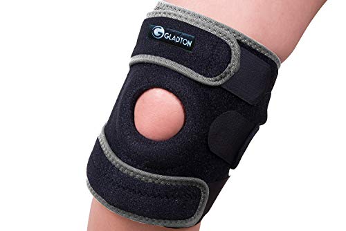Gladton Large XL XXL XXXL 2XL 3XL Ginocchiera per corsa Sport Menisco Artrite Lesioni al ginocchio Sollievo dal dolore. Stabilizzatore rotuleo per taglie forti gambe larghe cosce donna uomo (3XL)