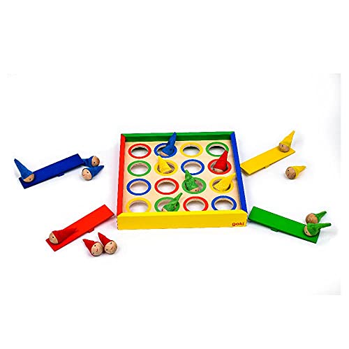 Goki HS107 Juego de habilidades motrices finas - Juego de tablero (Juego de habilidades motrices finas, 4 año(s), Madera, CE, 480 g, 200 mm)