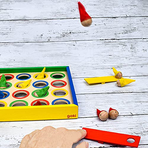 Goki HS107 Juego de habilidades motrices finas - Juego de tablero (Juego de habilidades motrices finas, 4 año(s), Madera, CE, 480 g, 200 mm)