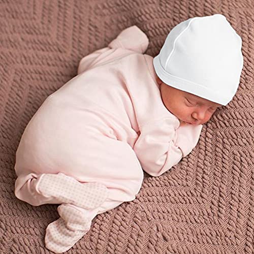 Gorra Bebe Recien Nacido Sombrero Bebe Ajustable Gorro Bebe de 100% Algodón para 0-2 años bebé Unisex Beanie,8 Piezas (3-3)
