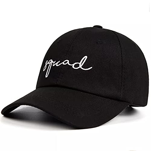 gorra Gorras Beisbol Escuadrón novia papá sombrero algodón despedida de soltero gorra de béisbol sombreros de boda mujeres fiesta sin estructura bordar sombrero novia equipo de la tribu,Black