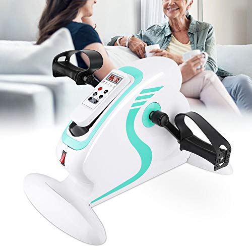 GOTOTOP Pedales Estaticos, Ejercitador de Pedal para Entrenamiento, con Control Remoto y Pantalla LED, 12 Velocidades Ajustable, para Hacer Ejercicio en Casa