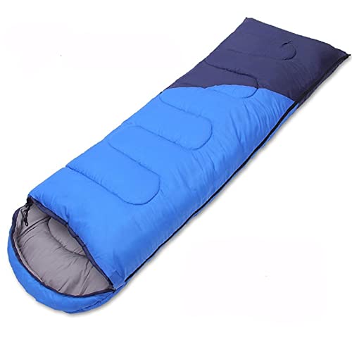 GOUDAN-QIU Bolso de Dormir for Acampar Ligero, portátil, Bolsa de Dormir Impermeable con Saco de compresión for Adultos y niños - Interiores y Exteriores: Camping, mochilero, Senderismo(Verde)