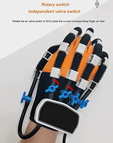 Guantes De Robot De Rehabilitación De Dedos Para Entrenamiento De Manos Eléctricas, Para Entrenamiento De Corrección De Flexión De Dedos, Ejercicio De Extensión De Dedos Para Pacientes Con Hemiplejí
