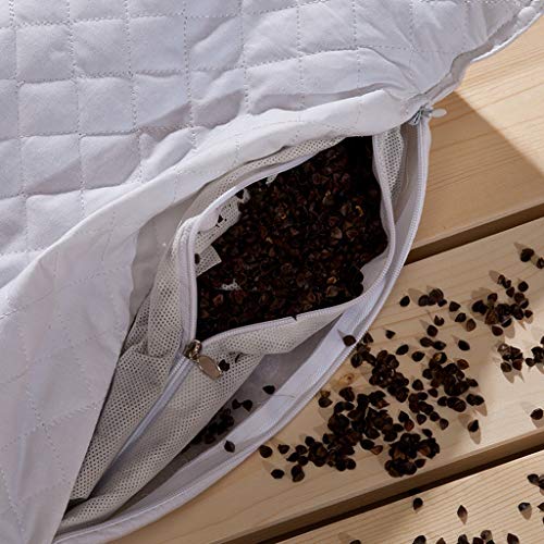 GWM Masaje casero Almohada cómoda de alforfón, protección Dispositivo de Masaje con presión de Almohada Cervical para niños Cuello (Solo) 45 * 70 cm
