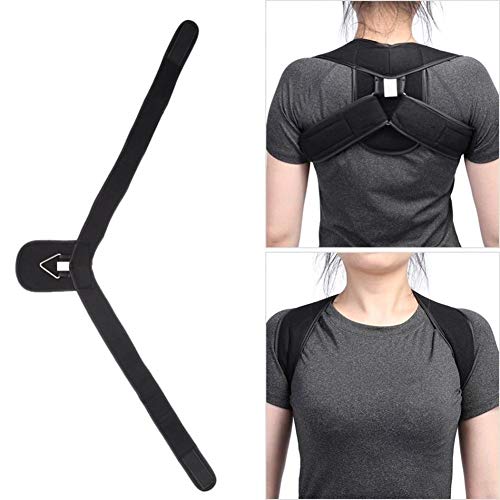 GZSC Alineador de Postura Ajustable Niños Adultos Corsé Cinturón de Soporte de Columna Corrector de Postura deficiente Hombro Trasero Corrección de Postura Brazalete Cinturón ortopédico