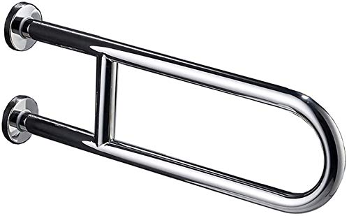 Handrails Inclinado o vertical de acero inoxidable 304 sin barreras seguro para personas mayores discapacitadas baño inodoro inodoro asiento resbalón U mango tamaño puede ser personalizado