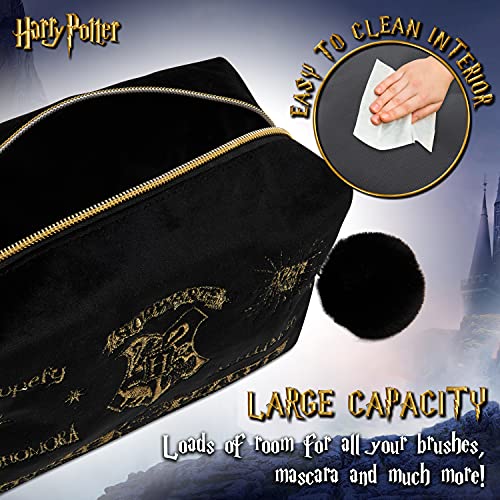 Harry Potter Neceser Maquillaje para Niñas y Mujeres, Bolsa de Aseo de Hogwarts, Regalos para Niñas y Mujeres