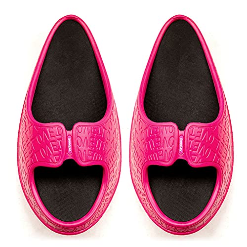 HE TUI Zapatillas Adelgazantes para Piernas para Mujer, Corrección De La Postura Jorobada, Masaje De Equilibrio, Moldeador Corporal, Zapatillas Vibrantes, Zapatillas Multifuncionales,Rose Red,M