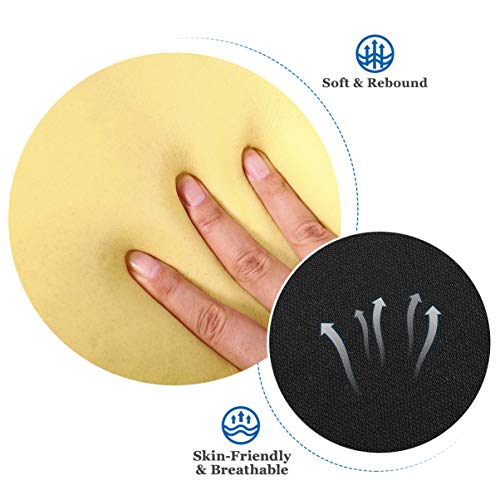 Healifty Almohada de Cuello para Coche - Almohada de Viaje para Auto - Cojin Cervical, Alivia el Dolor de Cuello y la Tensión Muscular