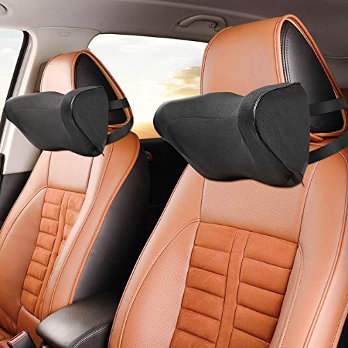Healifty Almohada de Cuello para Coche - Almohada de Viaje para Auto - Cojin Cervical, Alivia el Dolor de Cuello y la Tensión Muscular