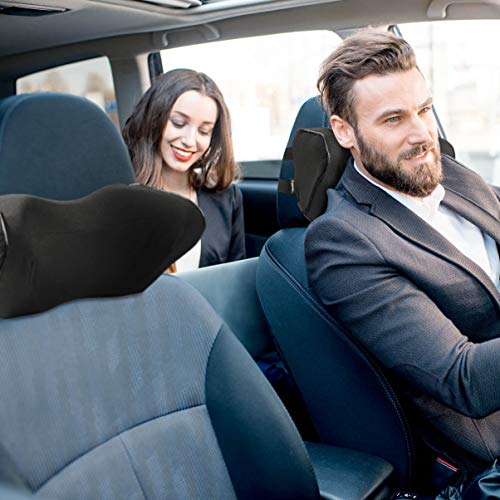 Healifty Almohada de Cuello para Coche - Almohada de Viaje para Auto - Cojin Cervical, Alivia el Dolor de Cuello y la Tensión Muscular