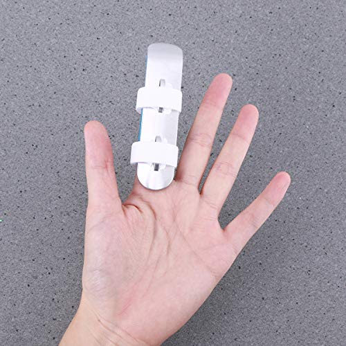 Healifty Férula para dedo 1 Pc Trigger Finger Férula incorporado aluminio soporte de disparador Mallet Brace Finger aliviar el dolor (Tamaño M)