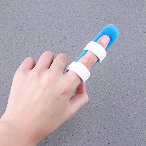Healifty Férula para dedo 1 Pc Trigger Finger Férula incorporado aluminio soporte de disparador Mallet Brace Finger aliviar el dolor (Tamaño M)