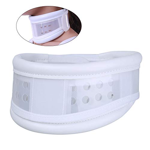 HEALIFTY Soporte para el cuello Brace, cuello cervical ajustable para aliviar el dolor de cuello L (blanco)