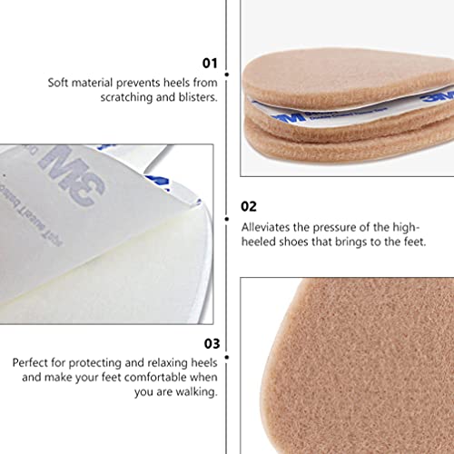 HEALLILY 10 Pares de Almohadillas de Cojín Antepié Almohadillas Metatarsal Almohadillas de Tacón Antepié Inserciones de Cojín para Ampollas de Callos Metatarsalgia