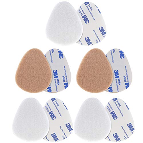 HEALLILY 10 Pares de Almohadillas de Cojín Antepié Almohadillas Metatarsal Almohadillas de Tacón Antepié Inserciones de Cojín para Ampollas de Callos Metatarsalgia