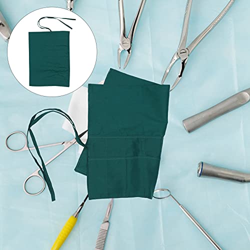 HEALLILY Bolsa de Herramientas Quirúrgicas Bolsa de Algodón para Instrumentos Quirúrgicos Bolsa de Instrumentos para Equipos Médicos ( Verde )