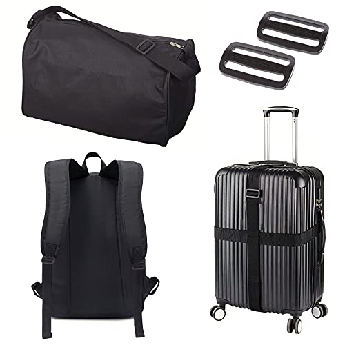 Hebillas de Plástico 20 Piezas, Ajustador de Cinturón Deslizante de Cincha Mochila, 25 MM