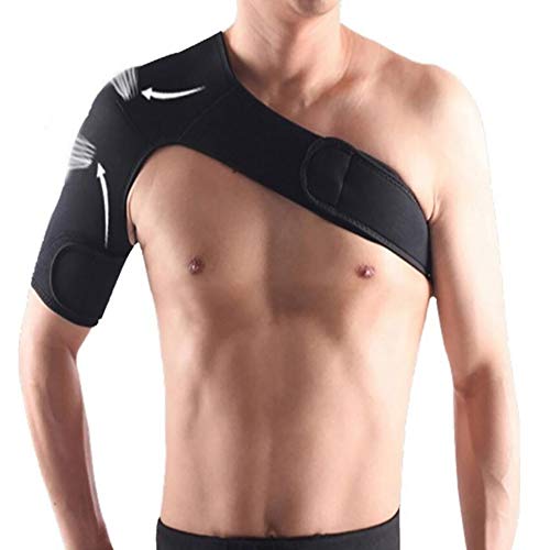 HELIALTH Apoyo de Compresión del Hombro, para prevención de Lesiones, dislocación de la articulación AC, desgarro del Labrum, tendinitis y Fractura, para Hombres y Mujeres,Right