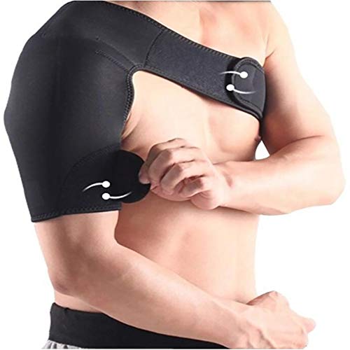 HELIALTH Apoyo de Compresión del Hombro, para prevención de Lesiones, dislocación de la articulación AC, desgarro del Labrum, tendinitis y Fractura, para Hombres y Mujeres,Right