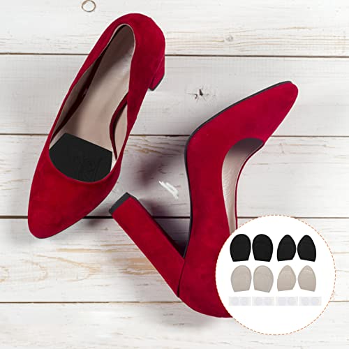 Hemoton 4 Parejas Cómodas Mortas Neuroma Callus Forefoot Pad Gel Metatarsal Pads Bola de Cojines de Pie Talón Alto Plantillas para Pies Alivio Del Dolor (Se Muestra)