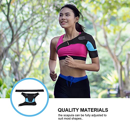 Hemoton Hombreras Estabilizador de Hombro Soporte Hombro Hombro Manga Brazo Inmovilizador Wrap Protector de Hombro para Dolor Articulación Deportes