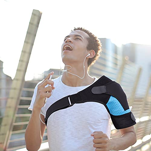 Hemoton Hombreras Estabilizador de Hombro Soporte Hombro Hombro Manga Brazo Inmovilizador Wrap Protector de Hombro para Dolor Articulación Deportes