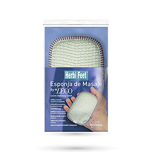 Herbi Feet - Esponja de Masaje Leco System - Promueve Circulación Sanguínea