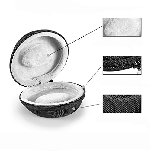 Hero-s - Bolsa de almacenamiento de reloj - Cremallera de viaje EVA impermeable - Caja de almacenamiento de caja de reloj individual - Interior suave acolchado - Contenedor de transporte portátil para